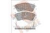 R BRAKE RB1797 Brake Pad Set, disc brake